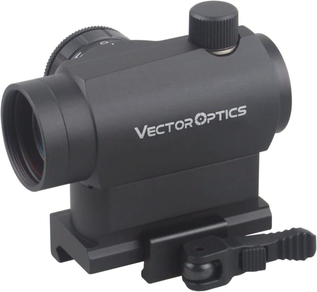 ドットサイトの例（Vector Optics マーベリック・黒）
